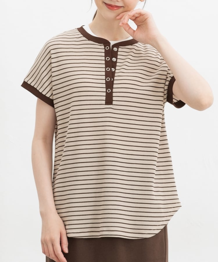 ヘンリーネックトップス: トップス｜ハニーズ公式通販