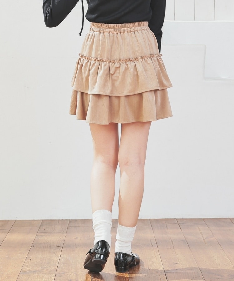 Nodressバニーと花プリント ミニスカート ミニプリーツスカート（スカート）｜Honeys（ハニーズ）の