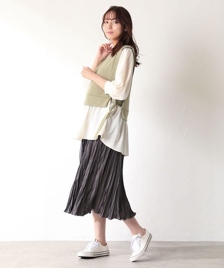 ハニーズ公式通販 レイヤード風チュニック Web限定llサイズ有 トップス Honeys Online Shop レディースファッション通販