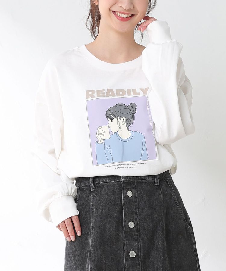 ハニーズ公式通販 イラストプリントｔシャツ トップス Honeys Online Shop レディースファッション通販