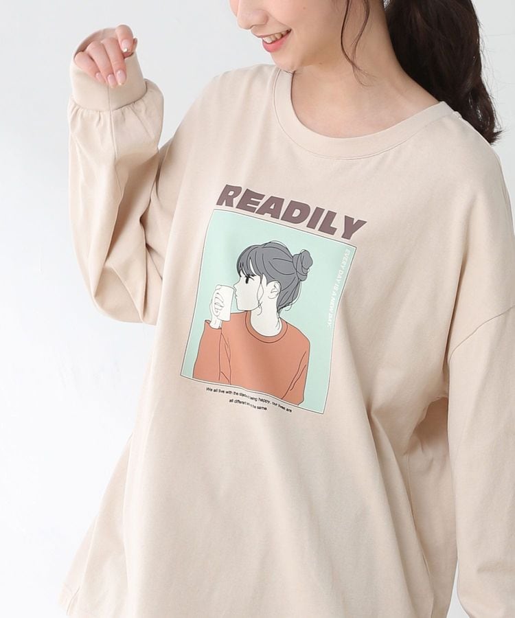 ハニーズ公式通販 イラストプリントｔシャツ トップス Honeys Online Shop レディースファッション通販