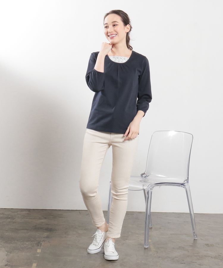 ハニーズ公式通販】オーガニックレース使いＴ: トップス－Honeys Online Shop－レディースファッション通販