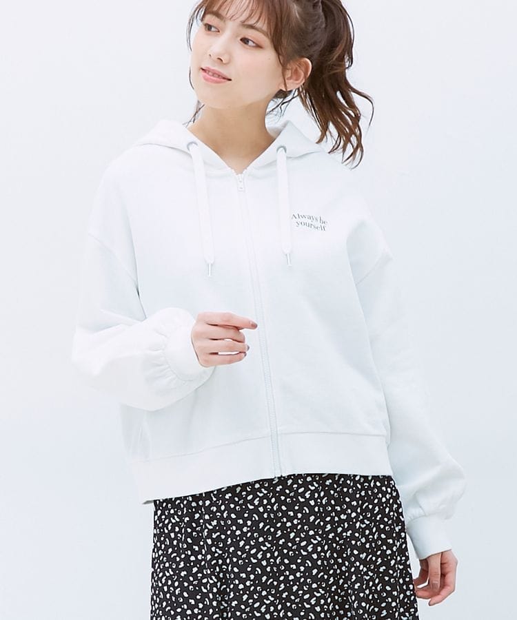 ハニーズ公式通販 ショート丈ジップパーカー トップス Honeys Online Shop レディースファッション通販