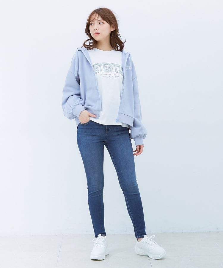 ハニーズ公式通販 ショート丈ジップパーカー トップス Honeys Online Shop レディースファッション通販