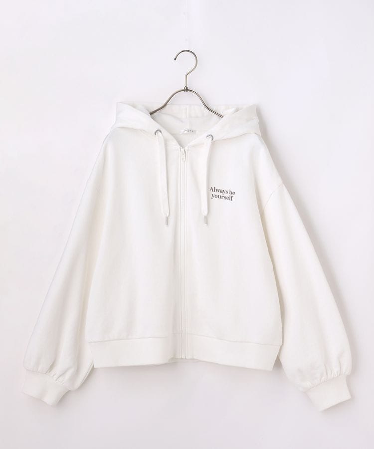 ハニーズ公式通販】ショート丈ジップパーカー: トップス－Honeys Online Shop－レディースファッション通販