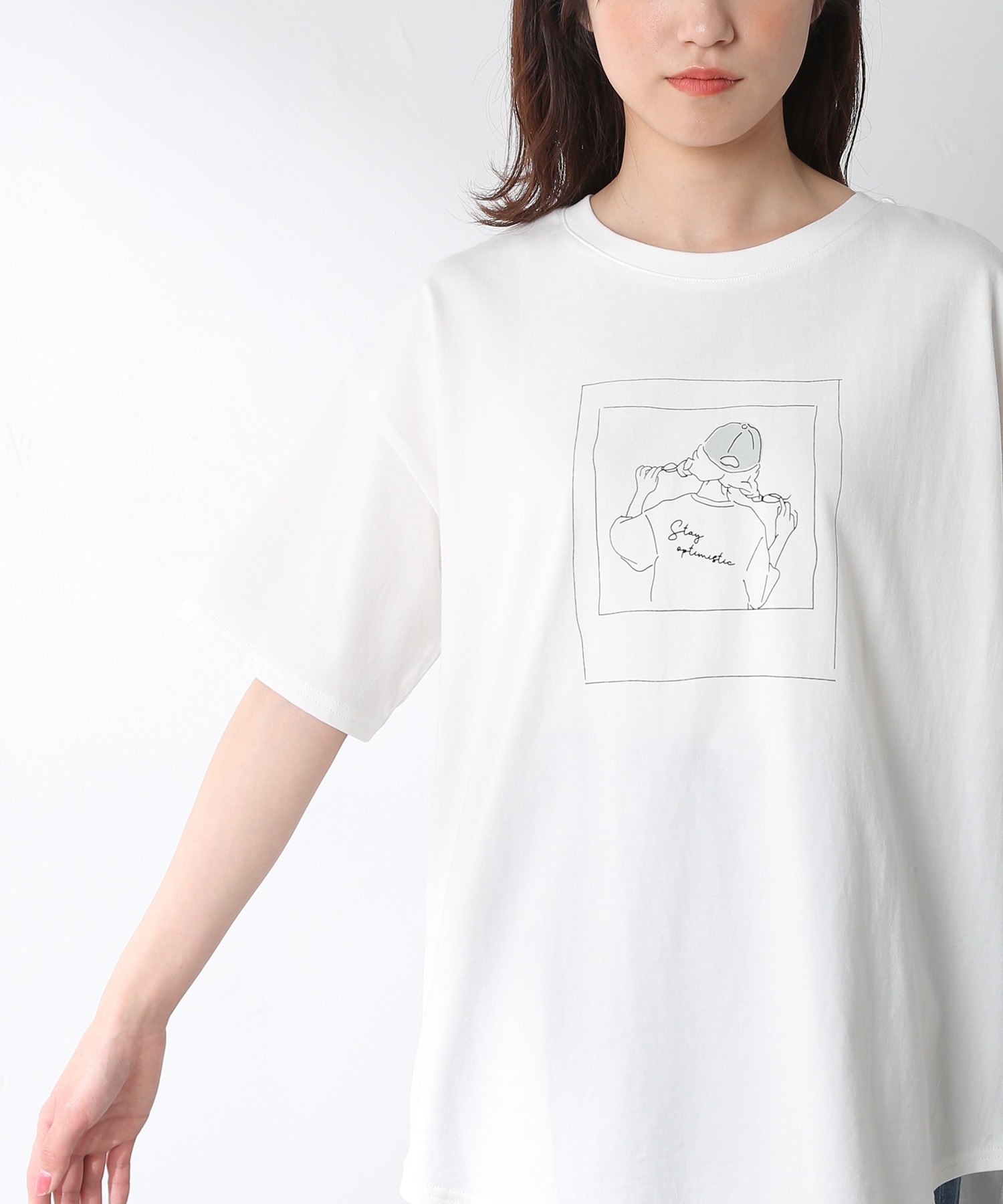 ハニーズ公式通販 イラストプリントｔシャツ トップス Honeys Online Shop レディースファッション通販