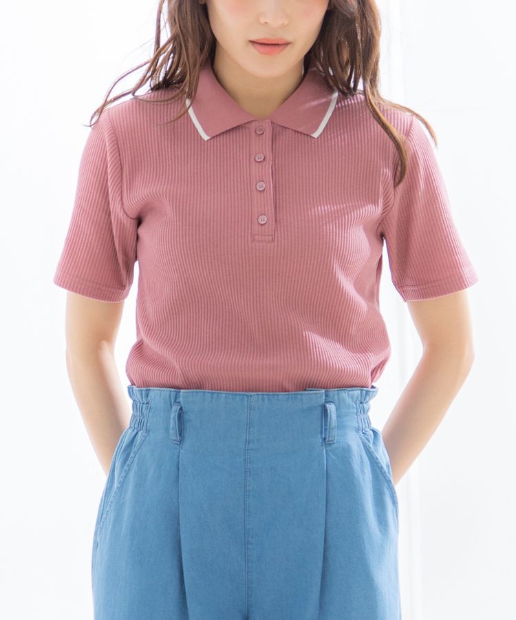 ハニーズ公式通販 半袖ポロシャツ トップス Honeys Online Shop レディースファッション通販