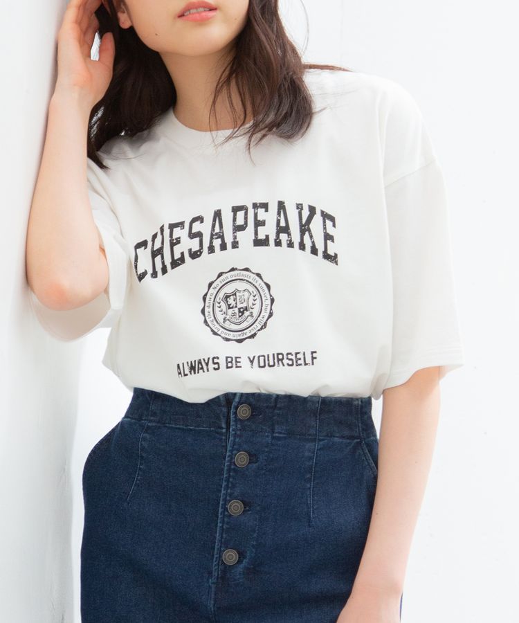 ハニーズ公式通販 カレッジプリントｔシャツ トップス Honeys Online Shop レディースファッション通販