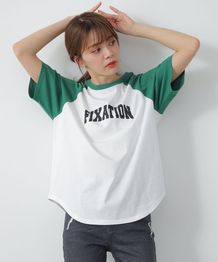 ハニーズ公式通販 ラグランｔシャツ トップス Honeys Online Shop レディースファッション通販