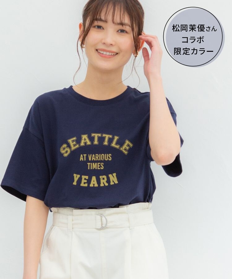 ハニーズ公式通販 カレッジプリントｔシャツ トップス Honeys Online Shop レディースファッション通販