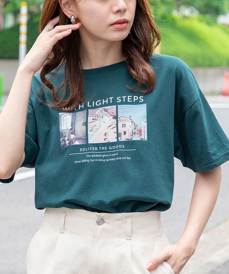 ハニーズ公式通販 フォトプリントｔシャツ トップス Honeys Online Shop レディースファッション通販