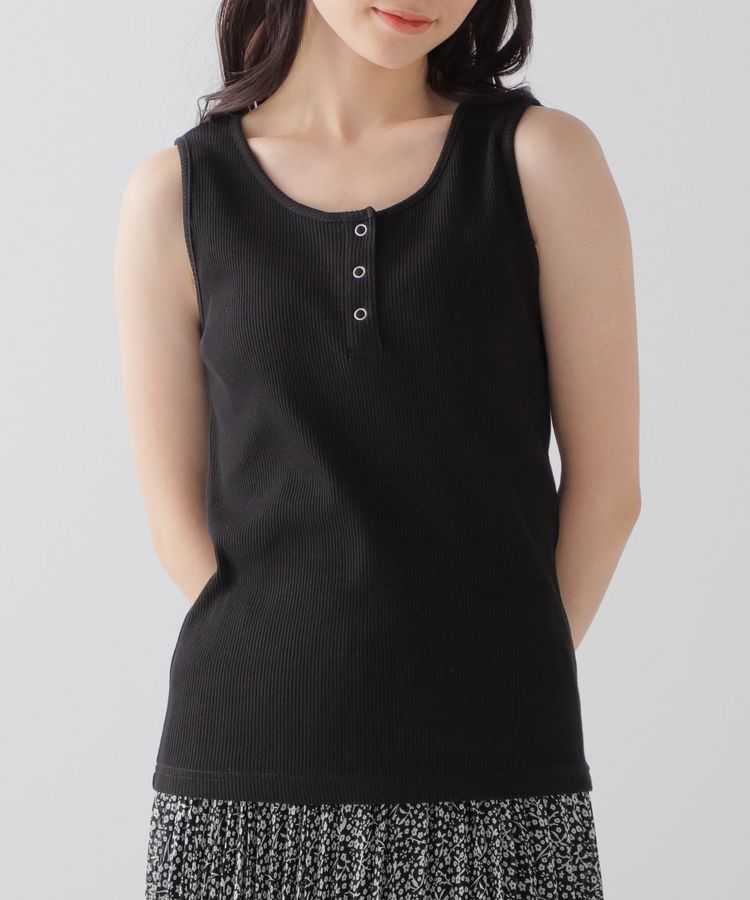 ハニーズ公式通販】ドット釦タンク: トップス－Honeys Online Shop 