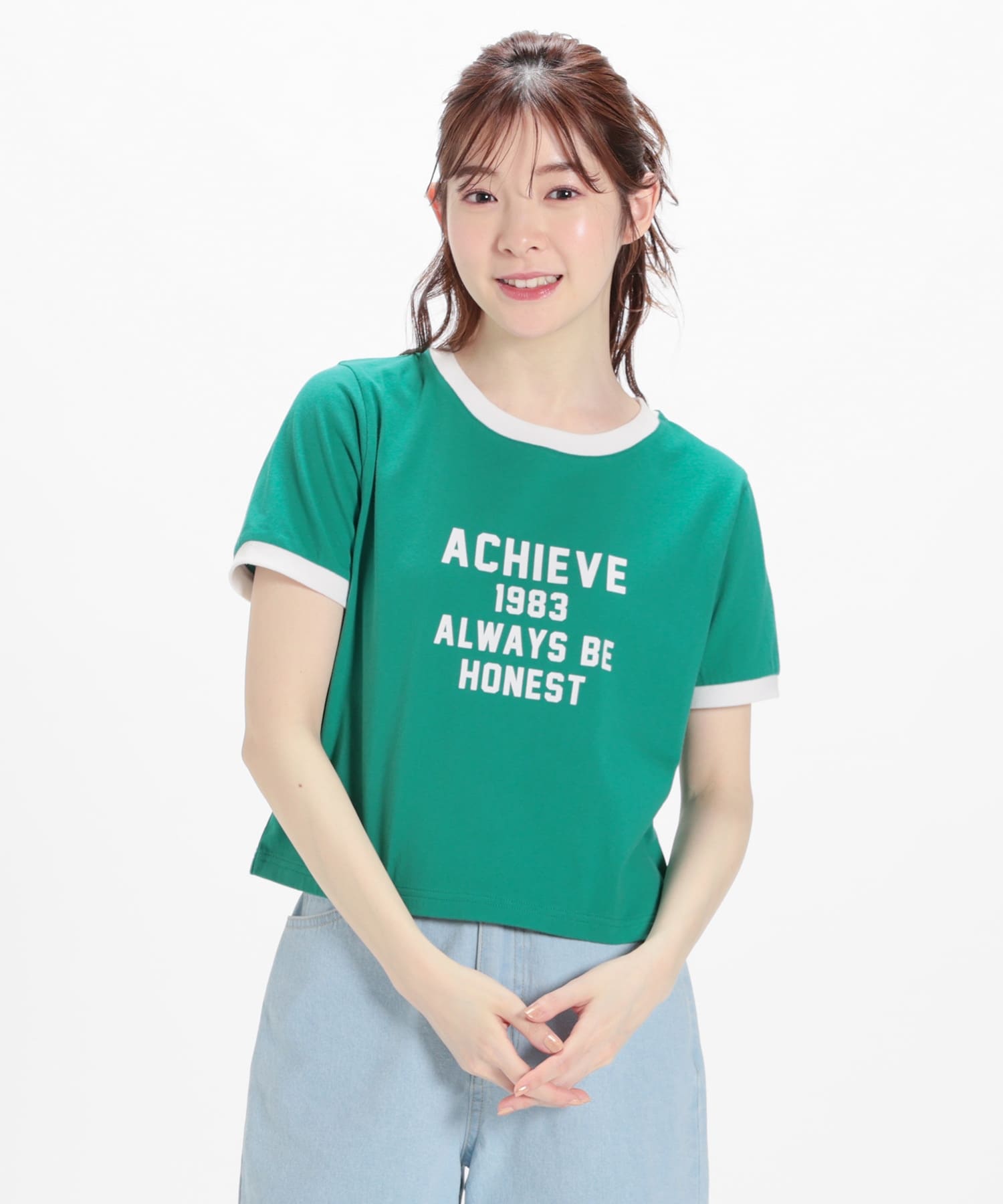 ハニーズ公式通販】プリントTシャツ: トップス-Honeys Online Shop ハニーズ公式通販】プリントTシャツ: トップス-Honeys Online Shop