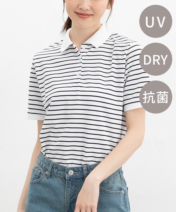 【Honeys公式 / ハニーズ】半袖ポロシャツ レディース 3L オフ×コン プチプラ 【Honeys公式 / ハニーズ】半袖ポロシャツ レディース 3L オフ×コン プチプラ