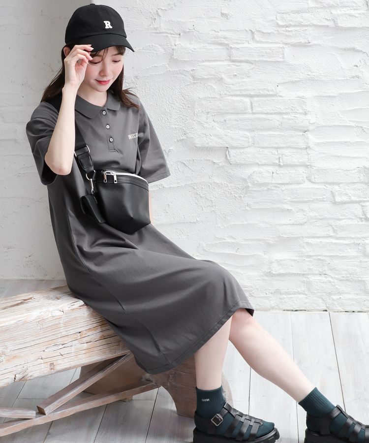 44 割引グレイ系 Xs Ss 売上実績no 1 ポロのワンピース ひざ丈ワンピース ワンピースグレイ系xs Ss thaar Net