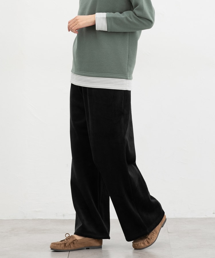 あったかストレートパンツ