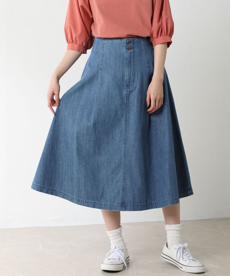 ハニーズ公式通販 デニムフレアスカート ボトムス Honeys Online Shop レディースファッション通販