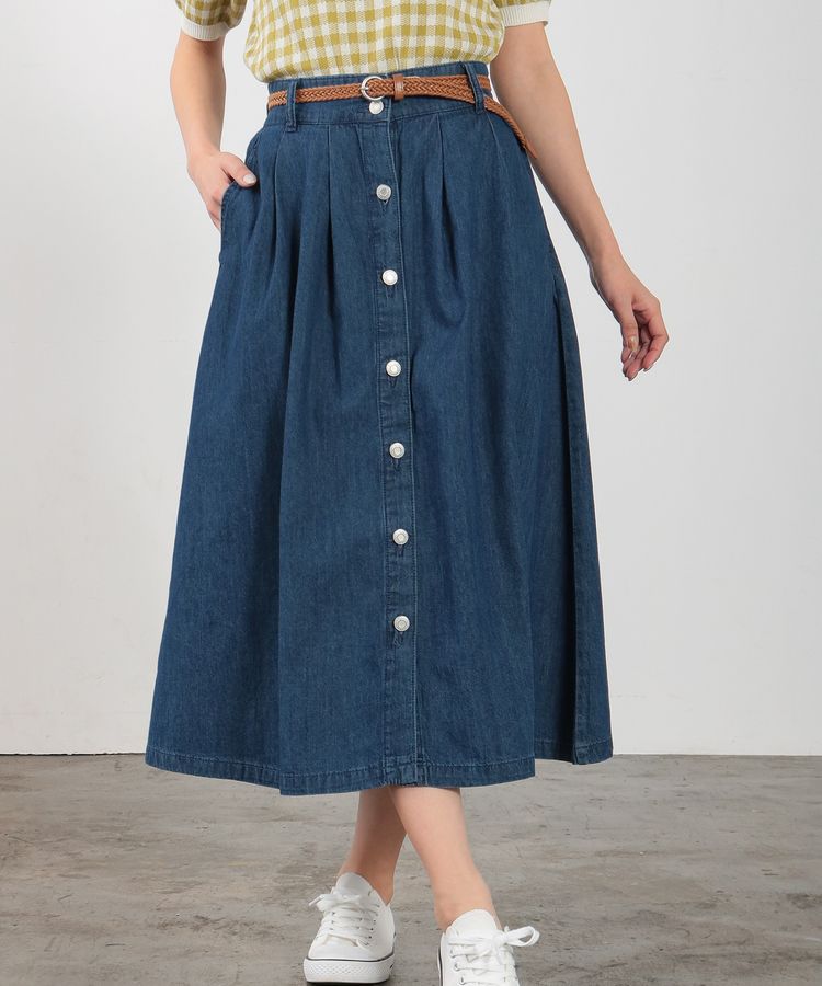 ハニーズ公式通販 ベルト付フレアスカート ボトムス Honeys Online Shop レディースファッション通販