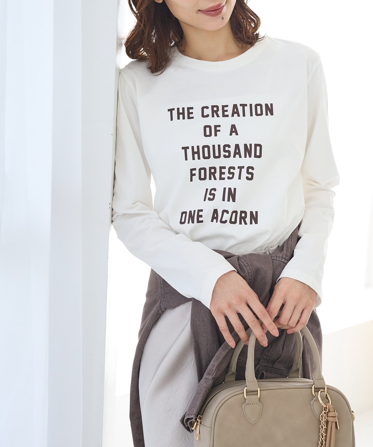 ロゴプリントTシャツ