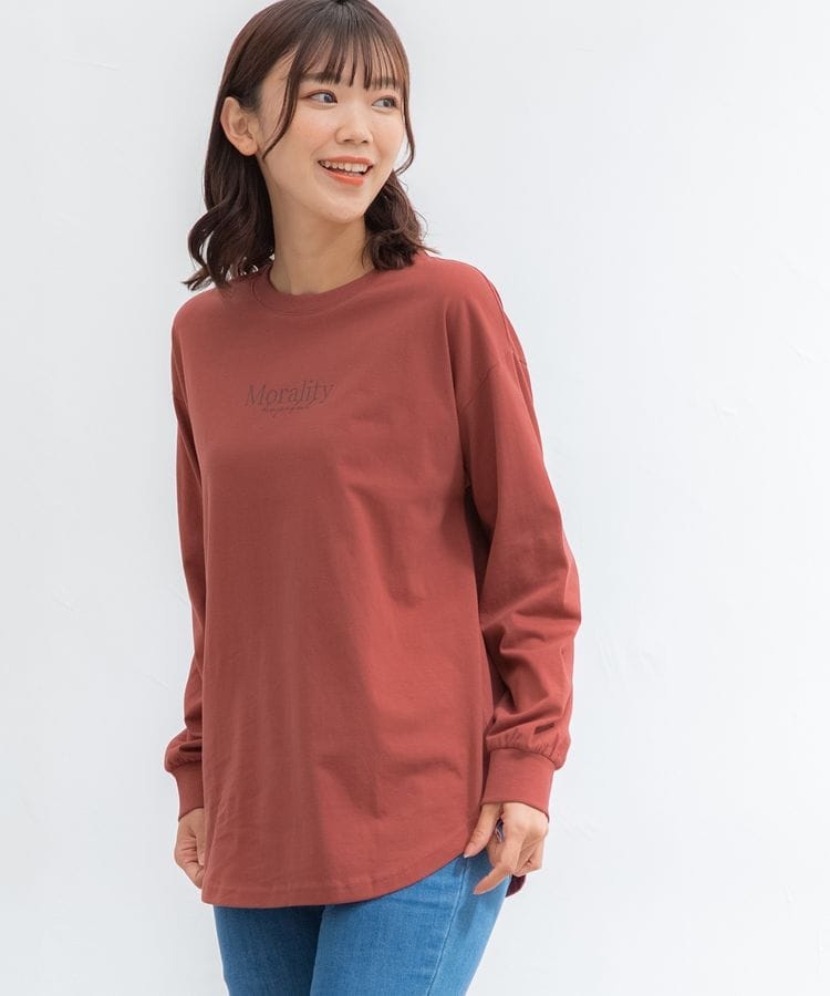 ハニーズ公式通販】ロゴチュニックＴシャツ: トップス－Honeys Online