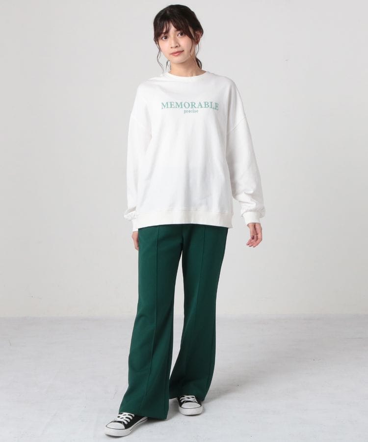 ハニーズ公式通販】刺繍ロゴゆるトレーナー: トップス-Honeys Online
