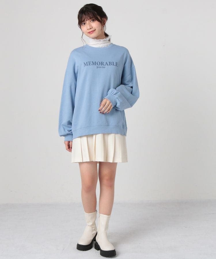 ハニーズ公式通販】刺繍ロゴゆるトレーナー: トップス-Honeys Online