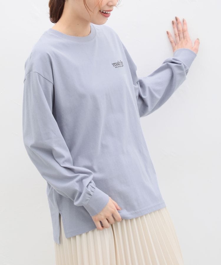 ロゴ刺繍Tシャツ