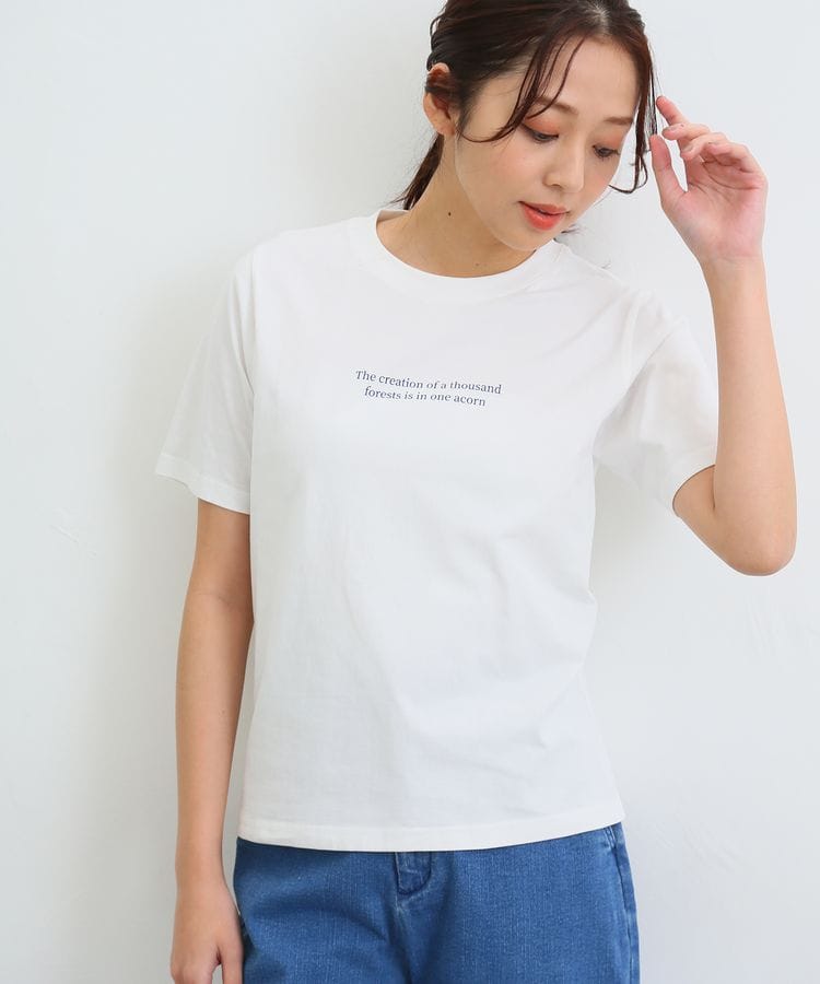 ハニーズ公式通販】ロゴプリントＴシャツ: トップス－Honeys Online