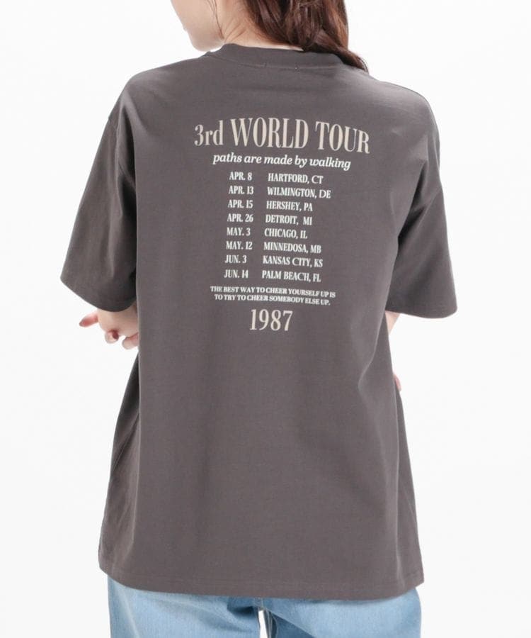 ハニーズ公式通販】ツアー風ロゴゆるT: トップス－Honeys Online Shop  