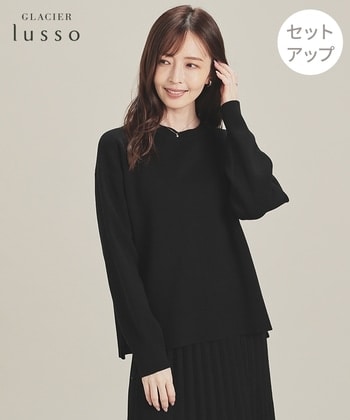 【Honeys公式 / ハニーズ】裾スリット入りニット レディース S ブラック プチプラ 【Honeys公式 / ハニーズ】裾スリット入りニット レディース S ブラック プチプラ