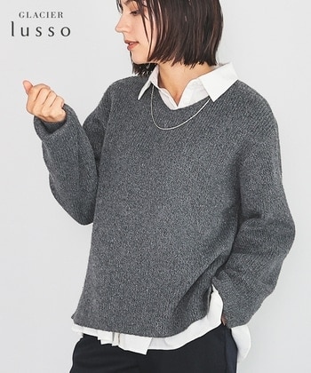 【Honeys公式 / ハニーズ】スパンコールニット レディース LL 杢チャコール プチプラ 【Honeys公式 / ハニーズ】スパンコールニット レディース LL 杢チャコール プチプラ