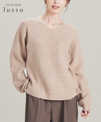 【Honeys公式 / ハニーズ】スパンコールニット レディース M 杢ベージュ プチプラ 【Honeys公式 / ハニーズ】スパンコールニット レディース M 杢ベージュ プチプラ