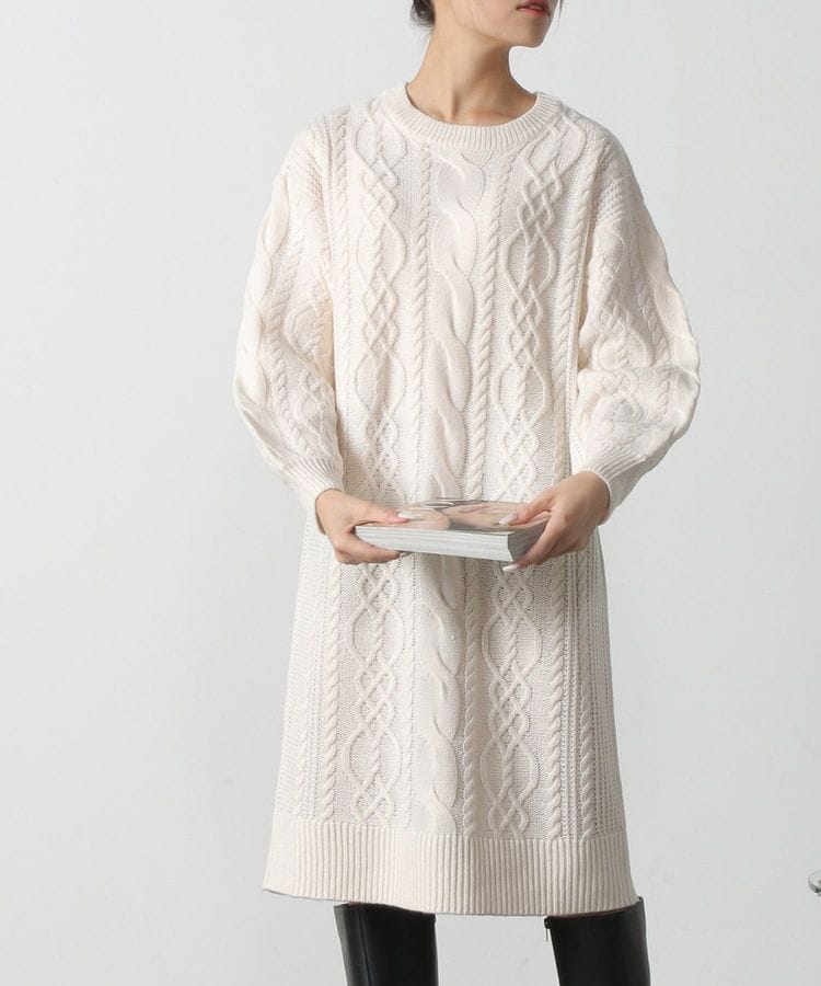 ハニーズ公式通販 ケーブル編ニットワンピ ワンピース Honeys Online Shop レディースファッション通販 ハニーズ公式通販 ケーブル編ニットワンピ ワンピース Honeys Online Shop レディースファッション通販