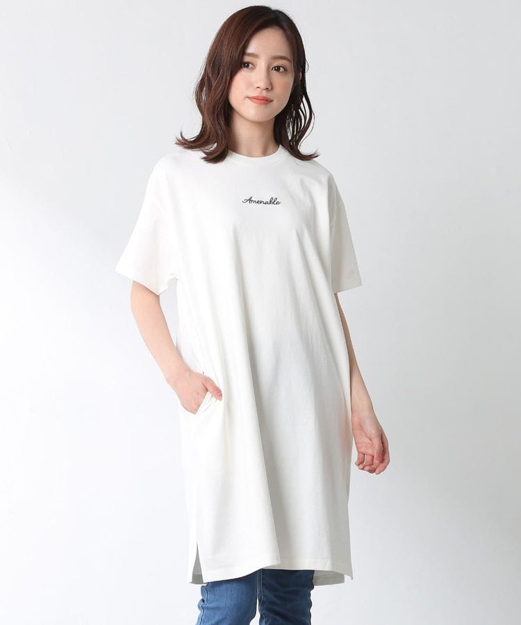 ハニーズ公式通販 ロゴ入りクルーワンピース ワンピース Honeys Online Shop レディースファッション通販 ハニーズ公式通販 ロゴ入りクルーワンピース ワンピース Honeys Online Shop レディースファッション通販
