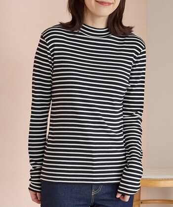 【Honeys公式 / ハニーズ】テレコハイネックT レディース M コン×オフ プチプラ 【Honeys公式 / ハニーズ】テレコハイネックT レディース M コン×オフ プチプラ