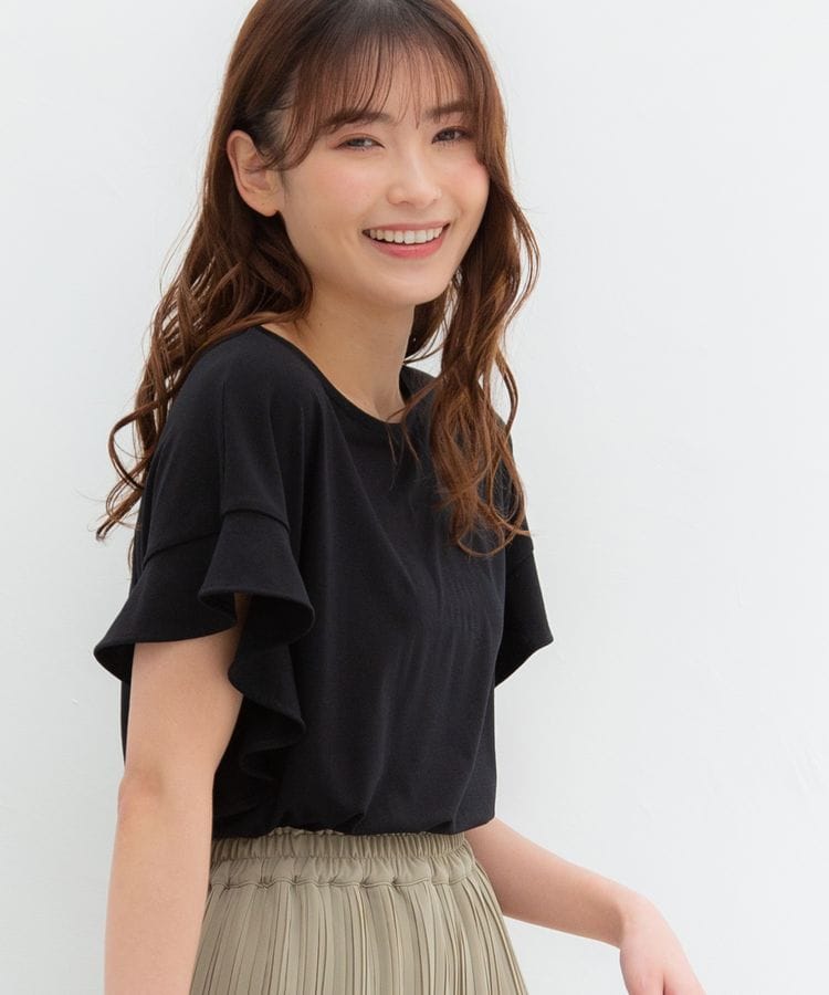 ハニーズ公式通販 袖フリルトップス トップス Honeys Online Shop レディースファッション通販
