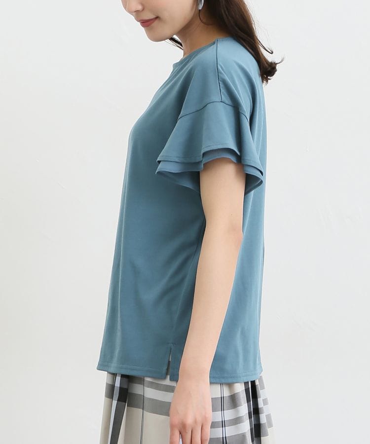 ハニーズ公式通販】フリル袖Tシャツ: トップス-Honeys Online Shop