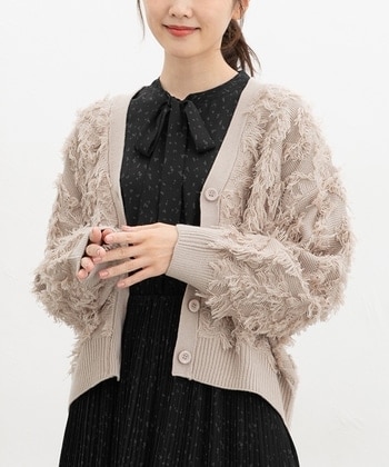 【Honeys公式 / ハニーズ】フリンジカーディガン レディース L ベージュ プチプラ 【Honeys公式 / ハニーズ】フリンジカーディガン レディース L ベージュ プチプラ