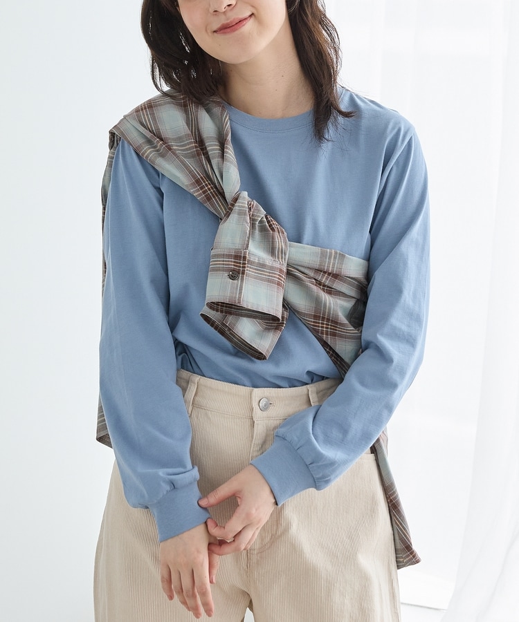 こだわり綿長袖Tシャツ