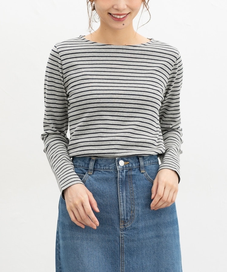 ドニドニ オーガニックボート衿T: トップス｜ハニーズ公式通販