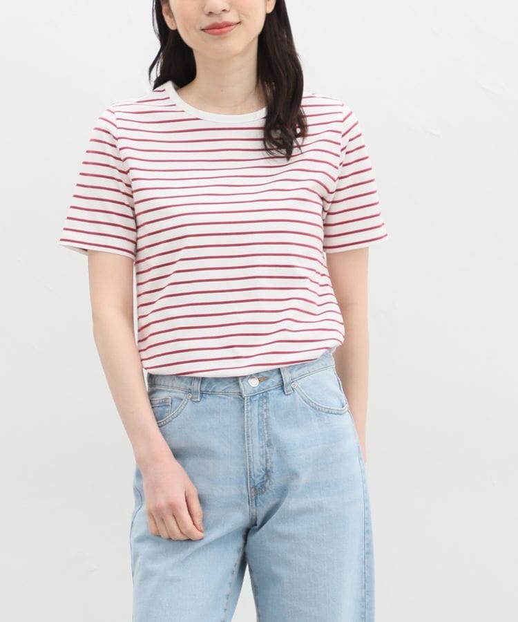 ハニーズ公式通販】半袖ボーダーTシャツ: トップス－Honeys Online 