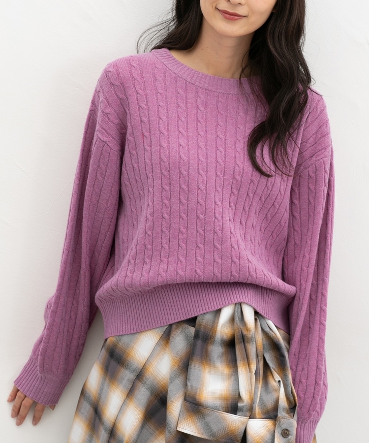 ケーブル編ニット: トップス｜ハニーズ公式通販