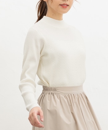 【Honeys公式 / ハニーズ】ケーブル編ハイネックニット レディース M アイボリー プチプラ 【Honeys公式 / ハニーズ】ケーブル編ハイネックニット レディース M アイボリー プチプラ