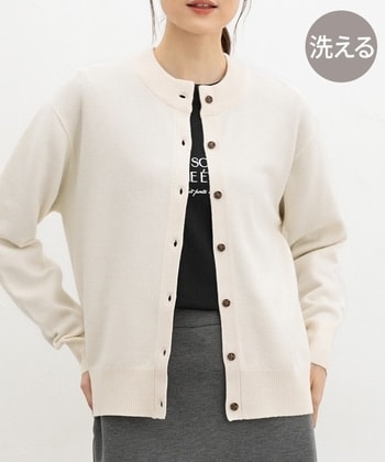 【Honeys公式 / ハニーズ】ハイネックカーディガン レディース M アイボリー プチプラ 【Honeys公式 / ハニーズ】ハイネックカーディガン レディース M アイボリー プチプラ