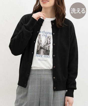 【Honeys公式 / ハニーズ】ハイネックカーディガン レディース L ブラック プチプラ 【Honeys公式 / ハニーズ】ハイネックカーディガン レディース L ブラック プチプラ