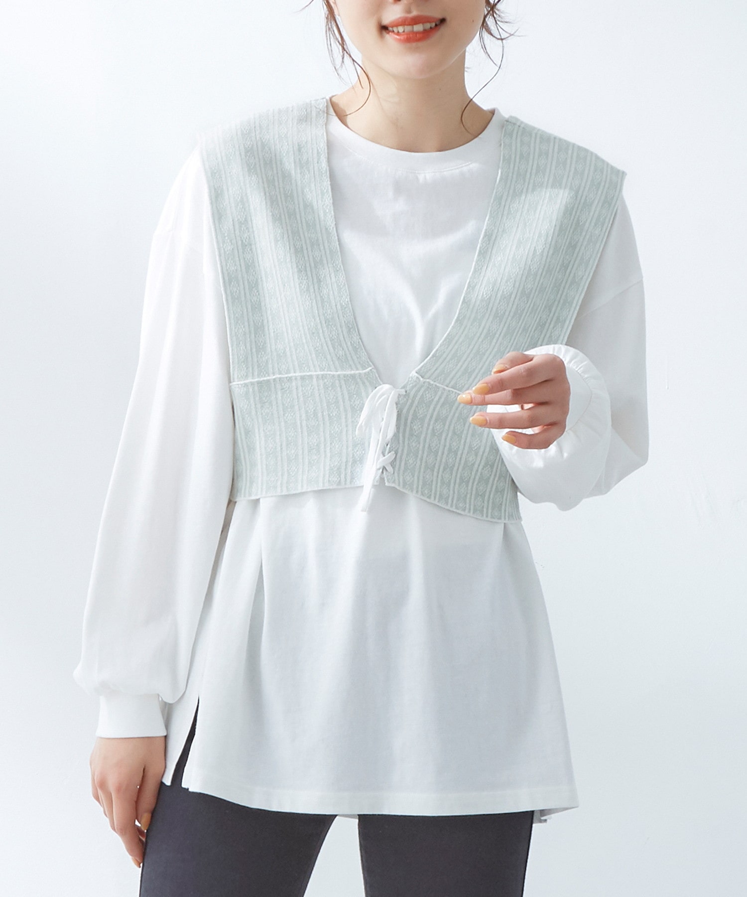 ハニーズ公式通販 ビスチェ付トップス トップス Honeys Online Shop レディースファッション通販