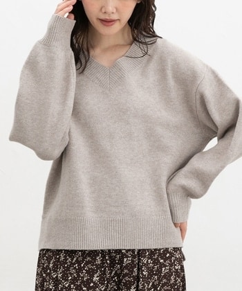 【Honeys公式 / ハニーズ】ラメ入Vネックニット レディース M モカ プチプラ 【Honeys公式 / ハニーズ】ラメ入Vネックニット レディース M モカ プチプラ