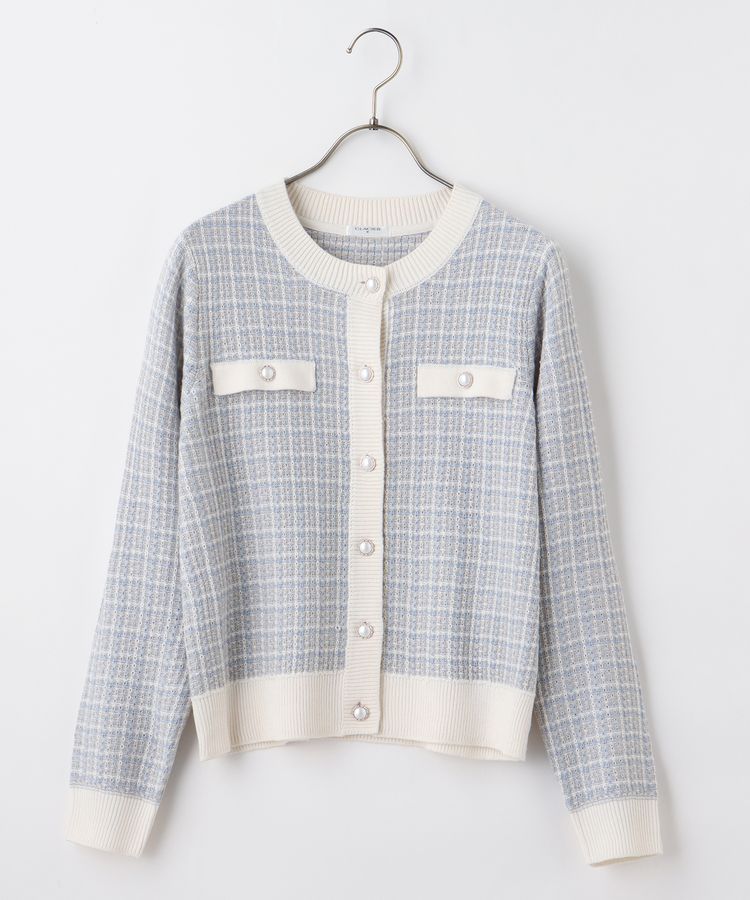 ハニーズ公式通販 ツイード風カーデ トップス Honeys Online Shop レディースファッション通販