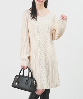 【Honeys公式 / ハニーズ】オフショル2wayワンピ レディース L アイボリー プチプラ 【Honeys公式 / ハニーズ】オフショル2wayワンピ レディース L アイボリー プチプラ