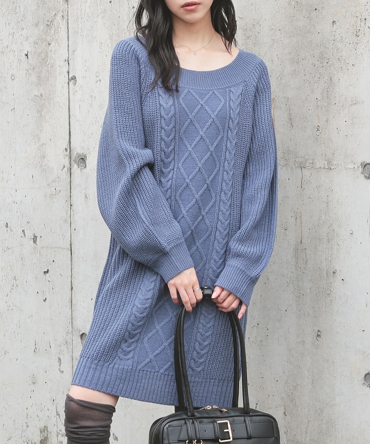 オフショル2wayワンピ